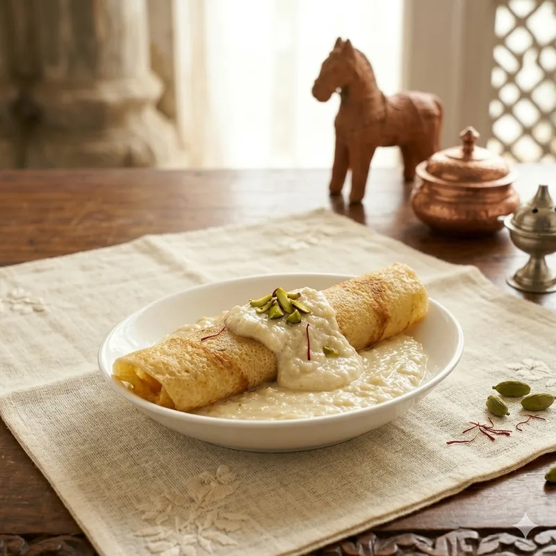 Patishapta With Kheer