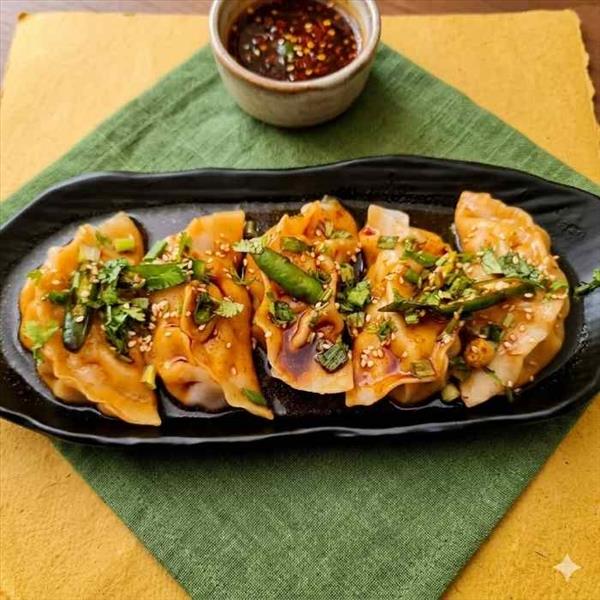 Chicken Momos Chilli Soya