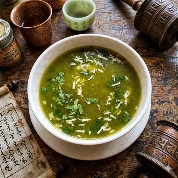 Veg Chilli Coriander Soup