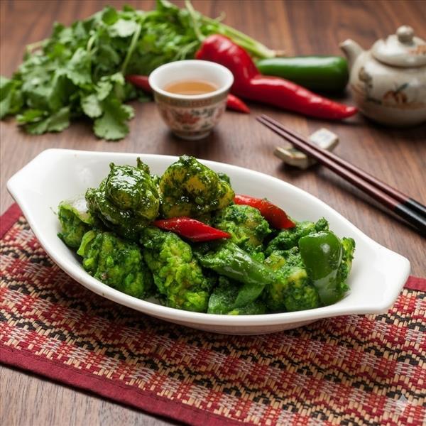 Coriander Chilli Prawns