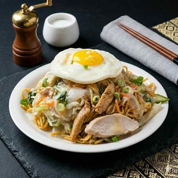 Chicken White Gravy Noodles
