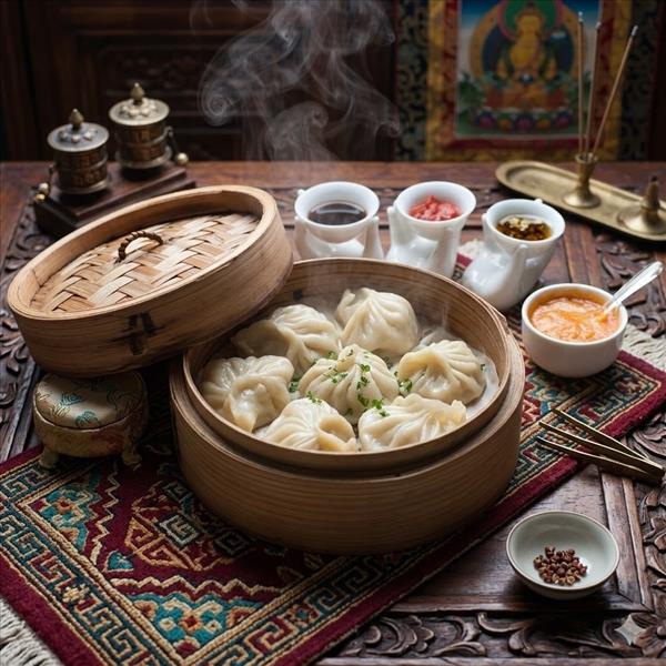Steamed Chicken Momos - 6 Pcs