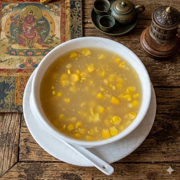 Sweet Corn Vegetable Soup