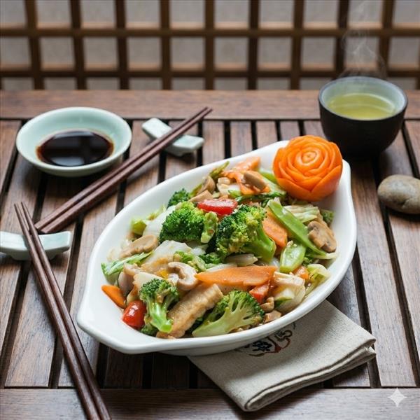 Stir Fried Exotic Vegetables