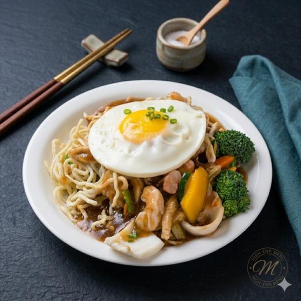 Chicken Chilli Soya Gravy Noodles